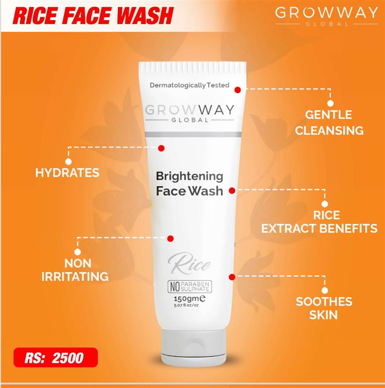 brightening Rice Face Wash